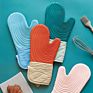 Kitchen Silicone Heat Proof Gloves Oven Microwave Special Thickened Heat Resistant Nordic Minimalist Kitchen