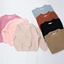 Knit Children plus Size Girls Oversized Cotton Pullover Kids Baby Sweaters