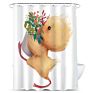 Koi Fish Shower Curtain 3D Digital Print Shower Curtain Chinese Style