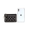 Korean Short Coin Wallet Key Zipper Ladies Wallet Card Bag Rivets Leather Coin Bag