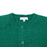 Ladies Knit Sweater Cardigan Crew Neck Long Sleeve Knitted Cardigan
