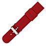 Ladies Red Color Tire Grain anti Skid Quick Release Rubber Silicone Watch Straps
