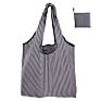 Large Capacity Grocery Food Plaid Tote Bag Supermarket Foldable Blue Reuseable Shopping Bags Logo Printed