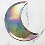 Laser Half Moon Shaped Plates Birthday Party Supplies Disposable Paper Plates
