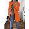 Latest Casual Tops Lady Lapel Long Sleeve Suit Office Button Embellished Double Breasted Women plus Size Blazer