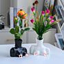 Latest Human Body Vaas Nordic Bust Body Art Flower Vases Statue Black White Female Body Vase Mold
