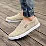 Latest Lightweight Casual Canvas Flat Shoes Men Slip-On Loafers Board Shoes