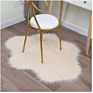 Latest Sheepskin Cloud Sharpe Rugs for Bedroom Floor Shaggy Silky Plush Carpet White Faux Fur Rug