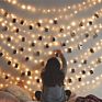 Led Photo Clip String Lights Transparent Cable with 2M 20 Led Fairy Lights inside Clear Clips Christmas Led Light