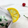 Lemon Pattern Double Sides Acetate Jaw Hair Clip Claw Gold Plated Accessories for Women