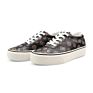 Leopard Printing Pu Skateboard Shoes Walking Style Shoes Sneakers Men's Sneakers