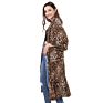 Long Cardigan Leopard Printed Ladies Kimono