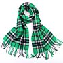 Long Thick Scarf Men and Women Gifts Wool Cashmere Plaid Scarf