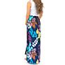 Loose Fit Soft Sleeveless Pregnant Women Floral Maternity Maxi Dresses