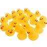 Lot Baby Bath Water Duck Toy Sounds Tiny Mini Yellow Rubber Ducks Bath Toy