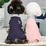 Lovely Striped Dog Four Leg Clothes Autumn Pet Clothes Small Xl Xxl Dog Clothing with Heart Stripe