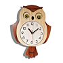 Lovely Wooden Modern Tail Wagging Wall Clock Cartoon Children Wall Clock Cat Swings Wall Clock