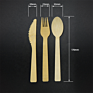 Luxury Christmas Design Bamboo Disposable Knife