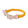 Luxury Colorful Leather Cotton Pet Dog Cat Rope Collar Attachment