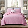 Luxury Cotton Embroidery 3 Pieces King Coverlet Quilt Cover