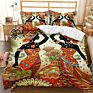 Luxury Design Modern African Black Dream Girls 3D Printed Home Queen Bed Sheet Bedding Comforter Set3 Pcs Bedding Set