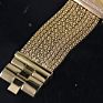 Luxury Ipg Gold Chain Women Bracelet Watch Square Diamond Ladies Stainless Steel Wristwatches Relojes Mujer