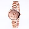 Luxury Style Diamond Set Women's Bracelet Watch Bilateral Circular Diamond Full Diamond Quartz Watch Reloj