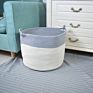 Luxury Xxxl Kids Clothes Toys Nursery Storage Basket 100% Cotton Rope Woven Basket Hamper Organizer