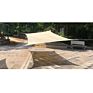 Lvju Multi Color 9.8X9.8Ft 3X3M Waterproof Sun Shade Sail Tent Fabric