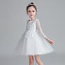 Lzh Kids Puffy Dresses Little Girl Princess Evening Party Dress Christening Gown