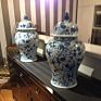 Made Hand Painting Blue and White Porcelain Ginger Jars