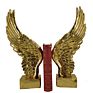 Magnesia Antique Gold Wings Sculpture Bookends for Home Decoration Ornaments Magnesia