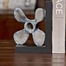 Make Old Style Anchor and Fan Bookends Bronze Color Bookends Home Decoration Creative Home Furnishing Articles