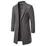 Manufacturing Men Coat Men Long Coat Assorted Solid Color plus Size Men's Coats