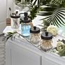 Mason Jar Bathroom Accessories Set 4 Pcs Mason Jar Soap Dispenser and Toothbrush Holder