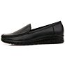 Men Genuine Leather Black Work Professional Manager Safety Shoes for Hotel Staff Bank Staff