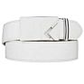 Men Genuine Leather White Golf Belt