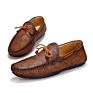 Men Leather Shoes Soft Peas Shoes Men Loafers