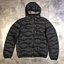 Men's Jacket Hooded Solid Jacket Zipper Windproof Padded Jacket