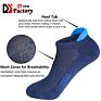 Men's Low Cut Ankle Athletic Socks Cushioned Breathable Running Performance Sport Tab Cotton Socks