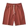 Mens Plain Cotton Terry Gym Shorts for Workout