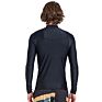 Men's Sun Protection Diving Long Sleeved Swimsuit Surf Lycra Shirt Rashguard Slim Cut Wetsuit Surfing Shirt Black