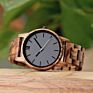 Mens Wooden Watch Analog Quartz Lightweight Handmade Wood Wrist Watch