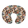 Milk Silk Fabric Floral Print Newborn Infant Nursing Pillow Cover Baby Boys Girls U Shaped Pillowcase