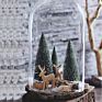Mini Christmas Trees Desktop Decoration Sisal Trees Bottle Brush Small Pine Trees Christmas Decoration