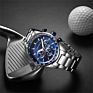 Dress Watches Navy Blue Wristwatch For Men Wrist Watch Quartz