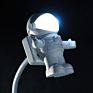 Mini Reading Lamp Usb Tube for Computer Laptop Pc Notebook Pure White Portable Spaceman Astronaut Led Night Light Adjustable