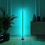 Minimalist Nordic Corner Decorative Rgb Led Standing Designer Floor Lamp Smart Wifi Alexa Tuya Music Sync Corner Pole Lights
