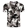 Mock Neck Shirt Men Oversized T-Shirt Sublimation Man Cotton 100% Vintage Football Logo Camo T Shirt