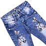 Model Easy to Clean and Not Easy to Pilling Girls Embroidered Jeans